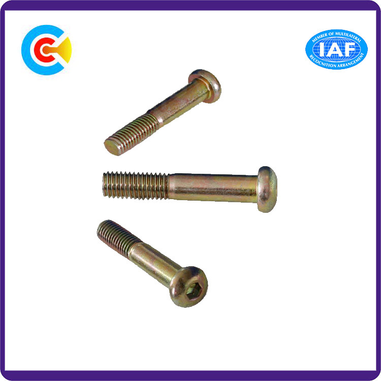 Carbon Steel/4.8/8/8.8/10.9 Galvanized/Zinc Hexagon Socket Pan Head Screws for Furniture