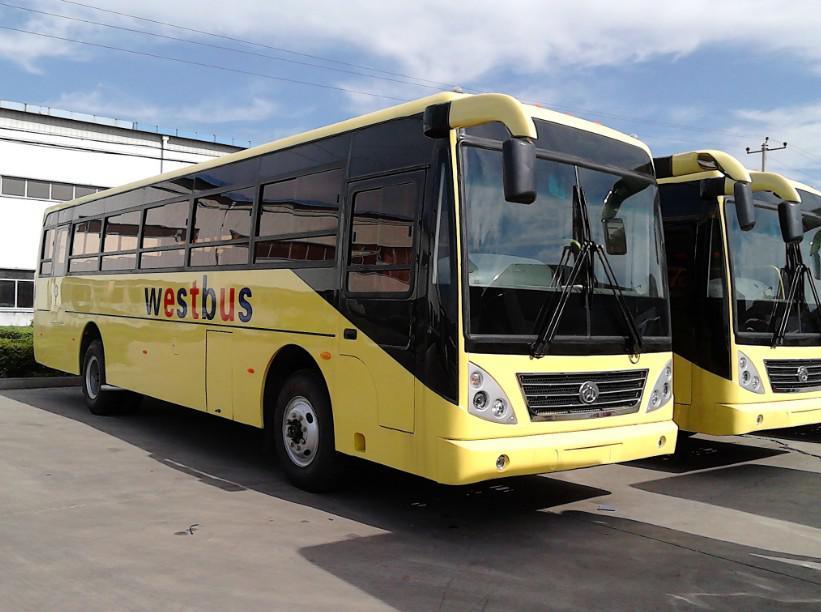 Right Hand Drive Luxury Coach Tourist Bus 40-60seats Low Price