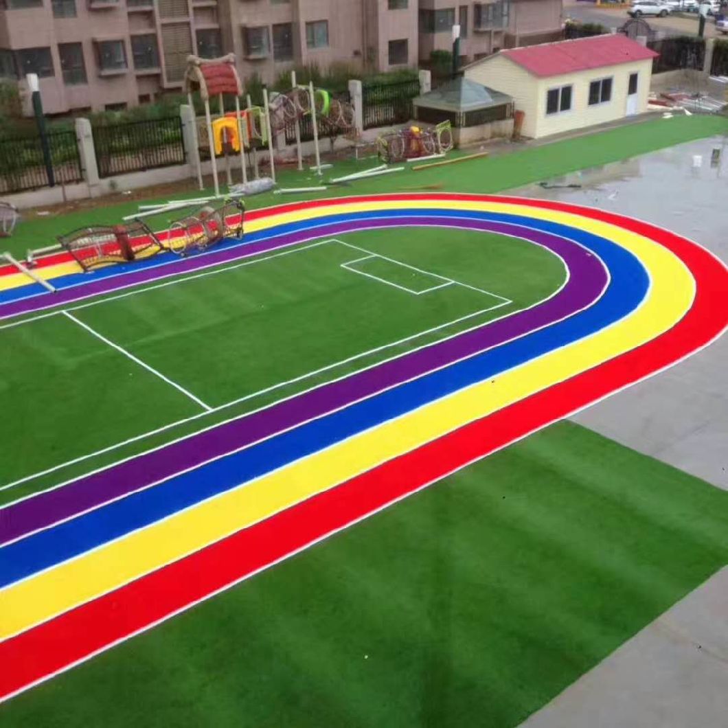 Rainbow Color Artificial Grass 20mm Synthetic Grass Colorful Runway Artificial Turf