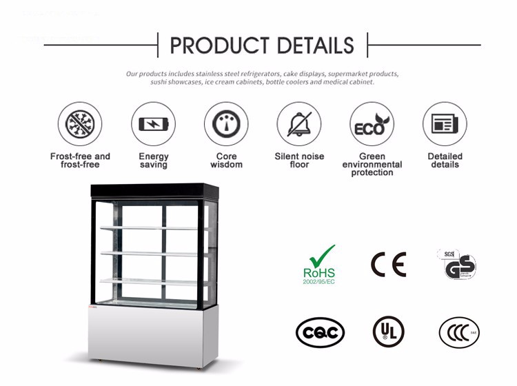 armario de pastel de supermercado supermarket cake cabinet