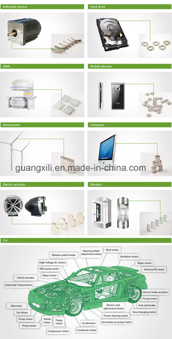 Magnetic Materials Sintered Magnets Round for Motors/Turbines