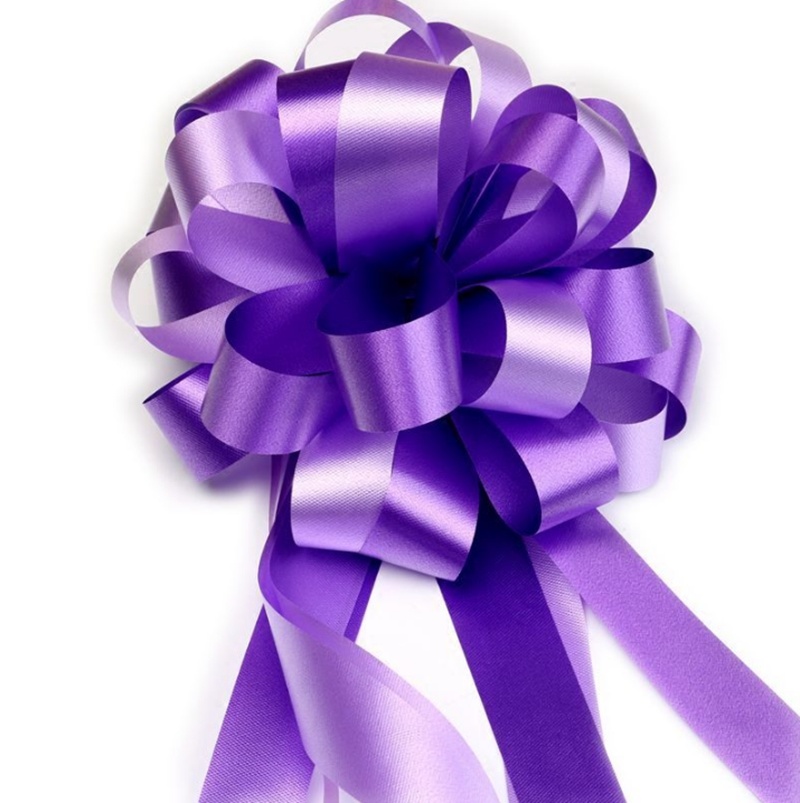 Polyester Ribbons, Pull Bows for Wedding Decoration