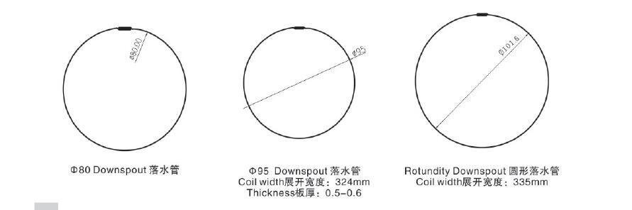 Square Down Pipe Roll Forming Machine