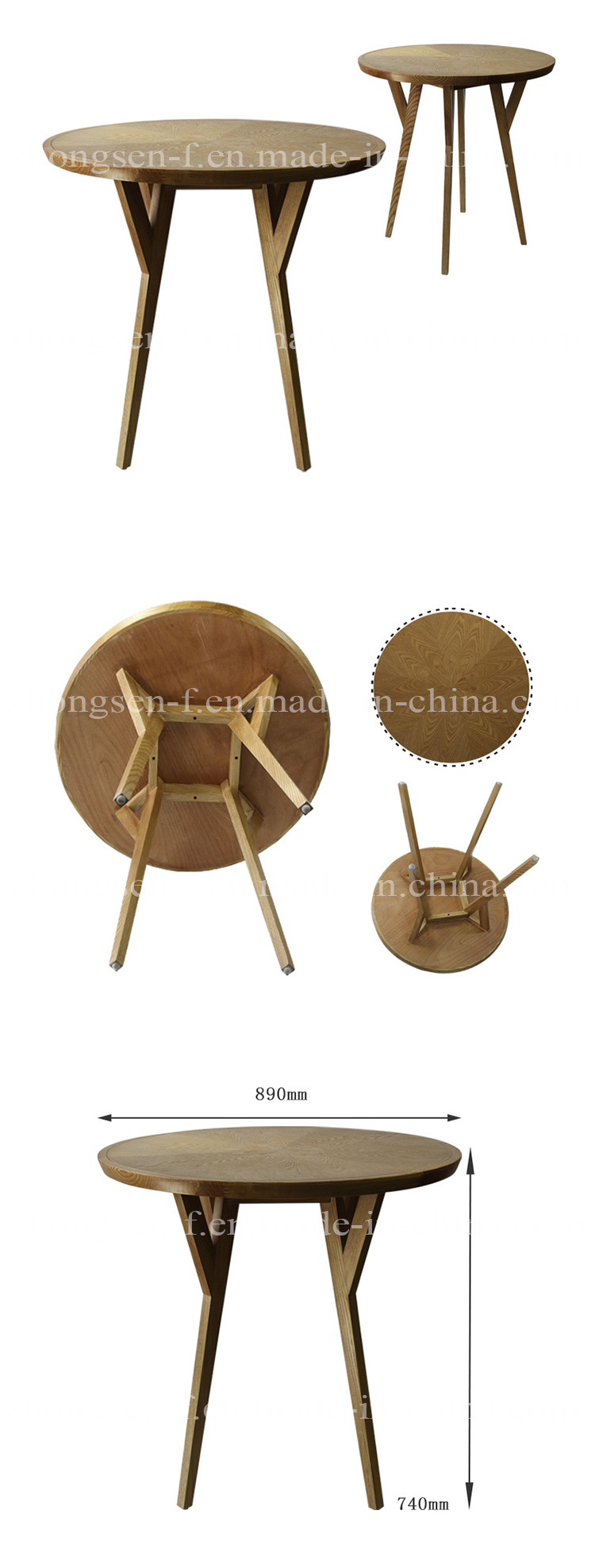 New Design Wood Table Used Restaurant Table for Sale