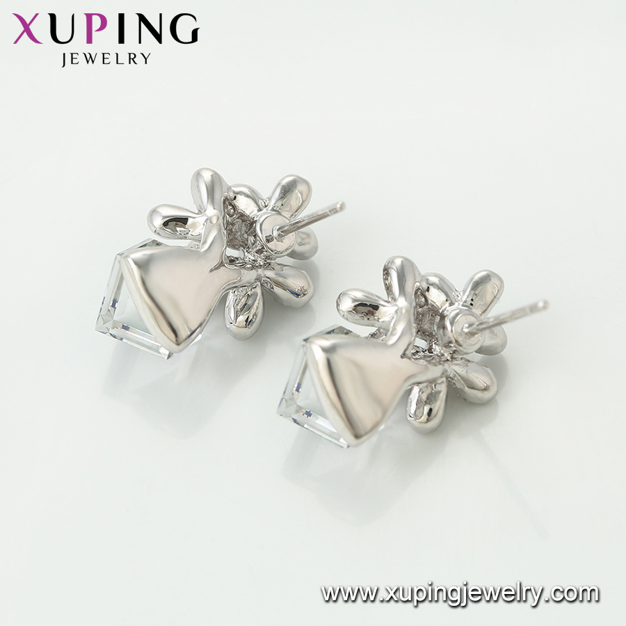 Xuping Copper Earrings Handmade Crystals From Swarovski Women Stud Earrings