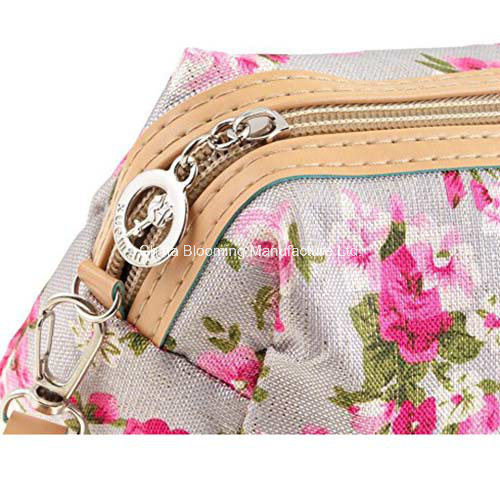 Fashion Wholesale Custom Print Ladies Portable Makeup Cosmetic Bag