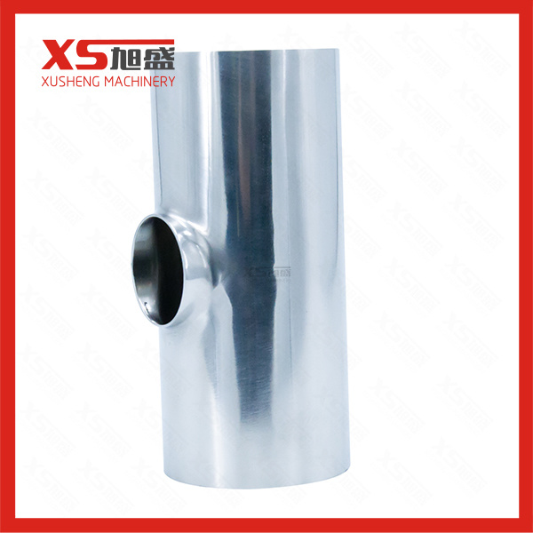 Pipe Fitting Stainless Steel Hygienic Welded Reducing Short Tee