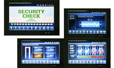 Walkthrough Metal Detector / Security Gate, Airport Security Metal Detector Door