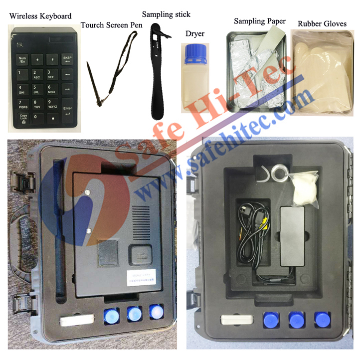 Explosive Bomb Trace Detection Portable Detector Drug Detector