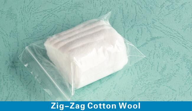 Zig Zag Cotton Wool Bp Quality