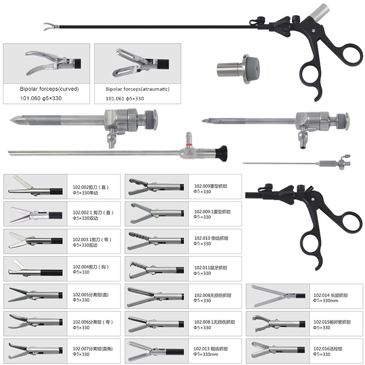 Medical Arthroscopy Set Including All Accessories