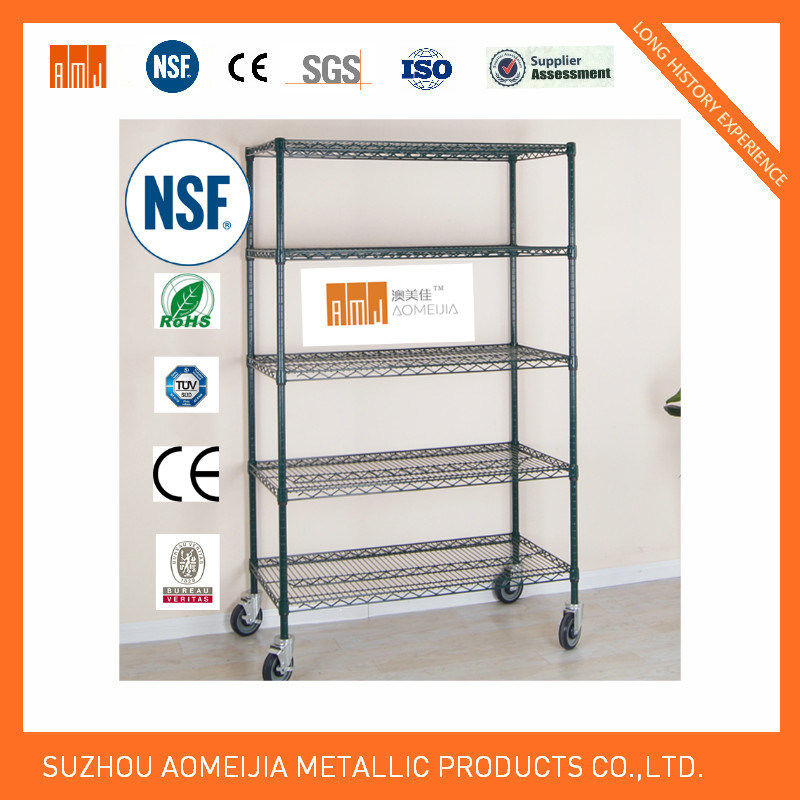 Stainless Steel Wire Shelving Metal Wire Shelf Rack Home Metal Furniture