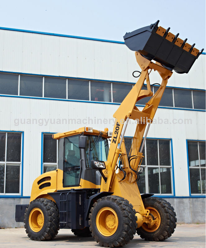 Hot Sale 2.0ton Front Hydraulic Mini Loader Zl20f