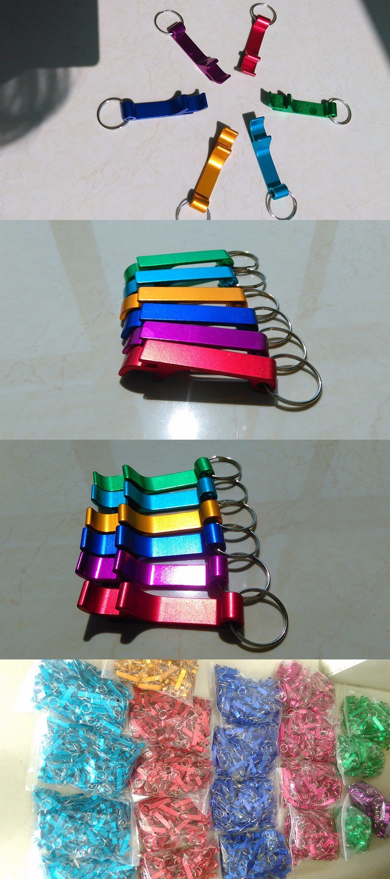 Beer Can Bottle Opener for Promotion Gift with Keychain