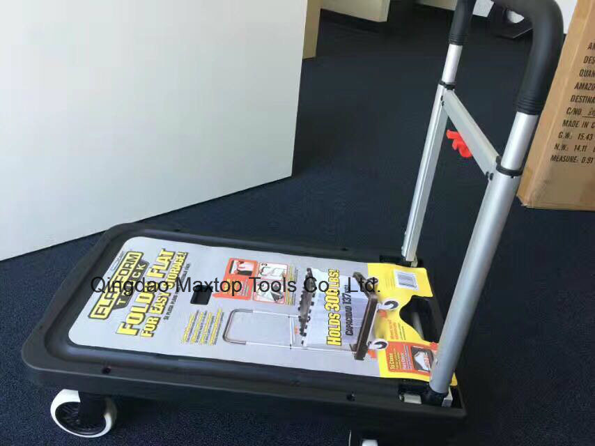 Four Wheels Heavy Duty Folding Platform Hand Truck (pH300)