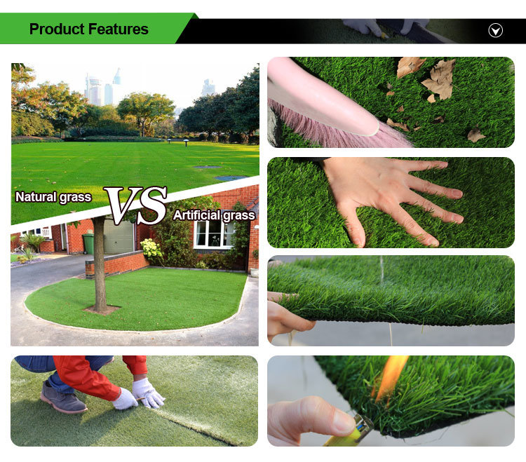 Low Cost Easy to Install Artificial Grass Mat Balcony with Ce Test