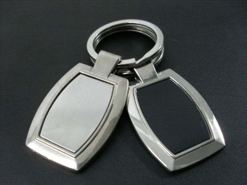 Key Tags Split Ring White Key Ring Keyring