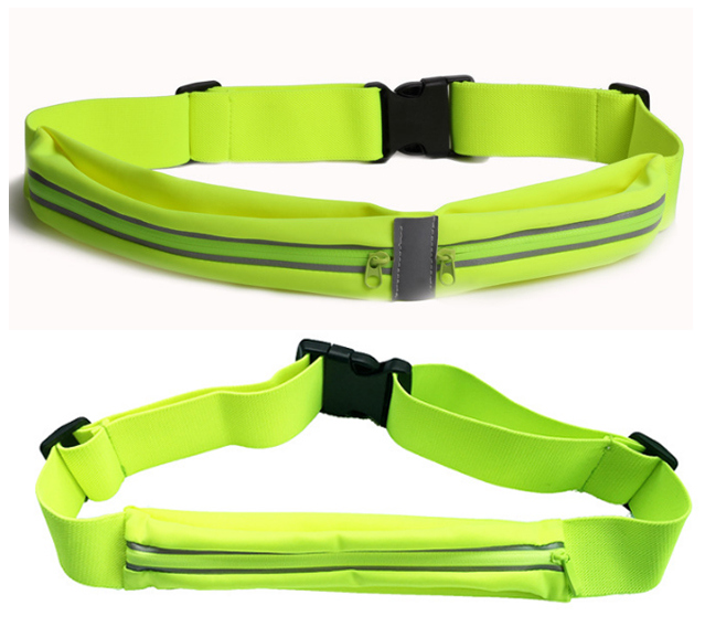 Reflective Elastic Belt W/ Buckle