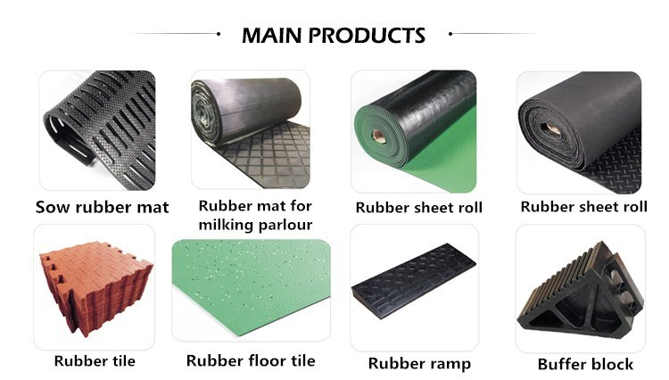 Hot Saleanti-Skid Fire-Resistant Rubber Flooring Natural Rubber Roll