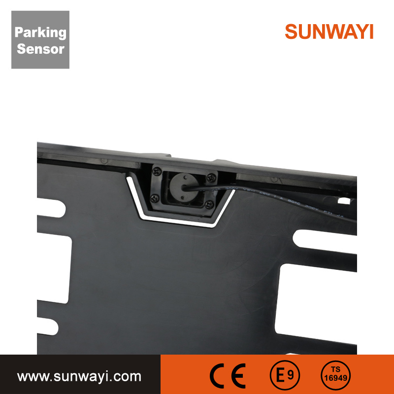 2018 Sunway Newest EU Licence Plate Video Parking Sensor for Front and Backup Car Parking
