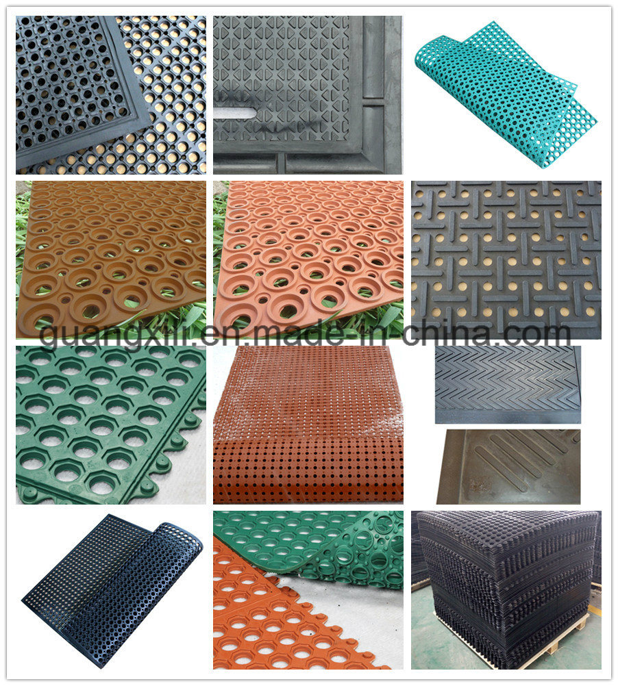 Anti-Fatigue Rubber Cushion Flooring Oil-Resistant Safety Kitchen Mat