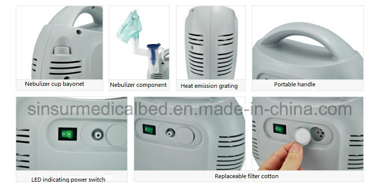 Medical Supply Hospital Use Air Compressure Nebulizer for Home Use