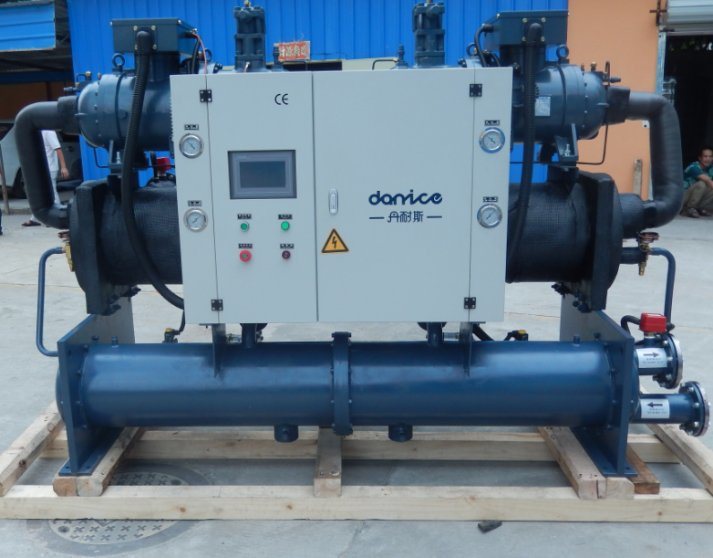 Water Cooled Screw Type Industrial Chiller with Double Screw Compressor