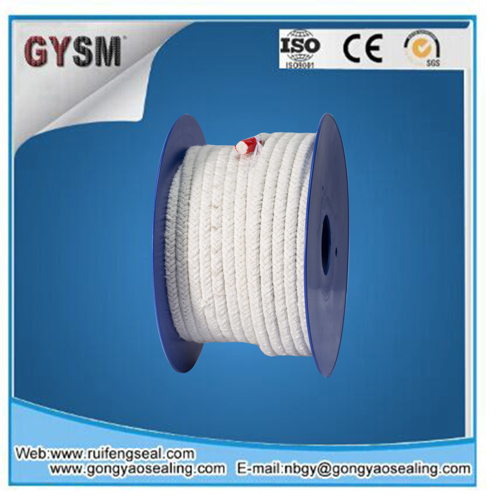 100% Virgin Braided Ceramic Fiber Round Rope /Square Rope