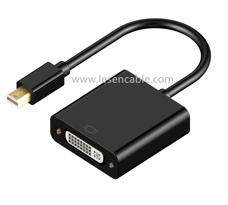 Adaptateur Mini Dp Male vers DVI Femelle Convertisseur Display Port vers DVI