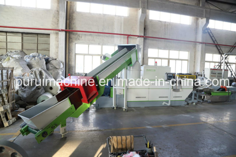 PE PP Raffia Film Recycling Plastic Granulator Machinery