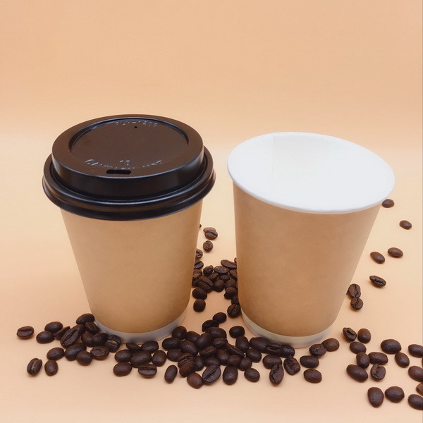 12oz Double Wall Disposable Paper Cups for Hot Drinks