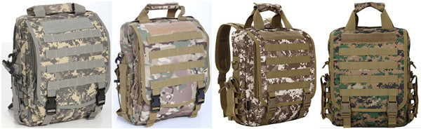 Men Shoulder Messenger Pack Army Daily Backpack Tactical Computer Bag