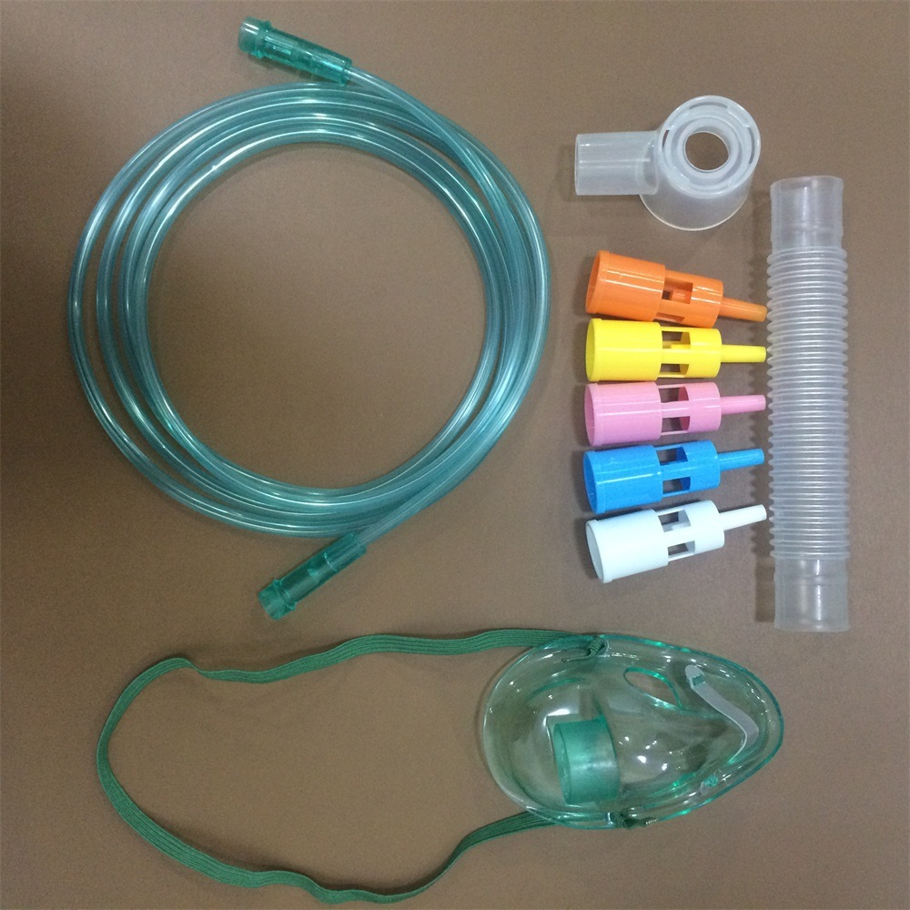 Medical Products Disposable Medical PVC Multi-Vent Oxygen Mask/Venturi Mask with 5 Diluters
