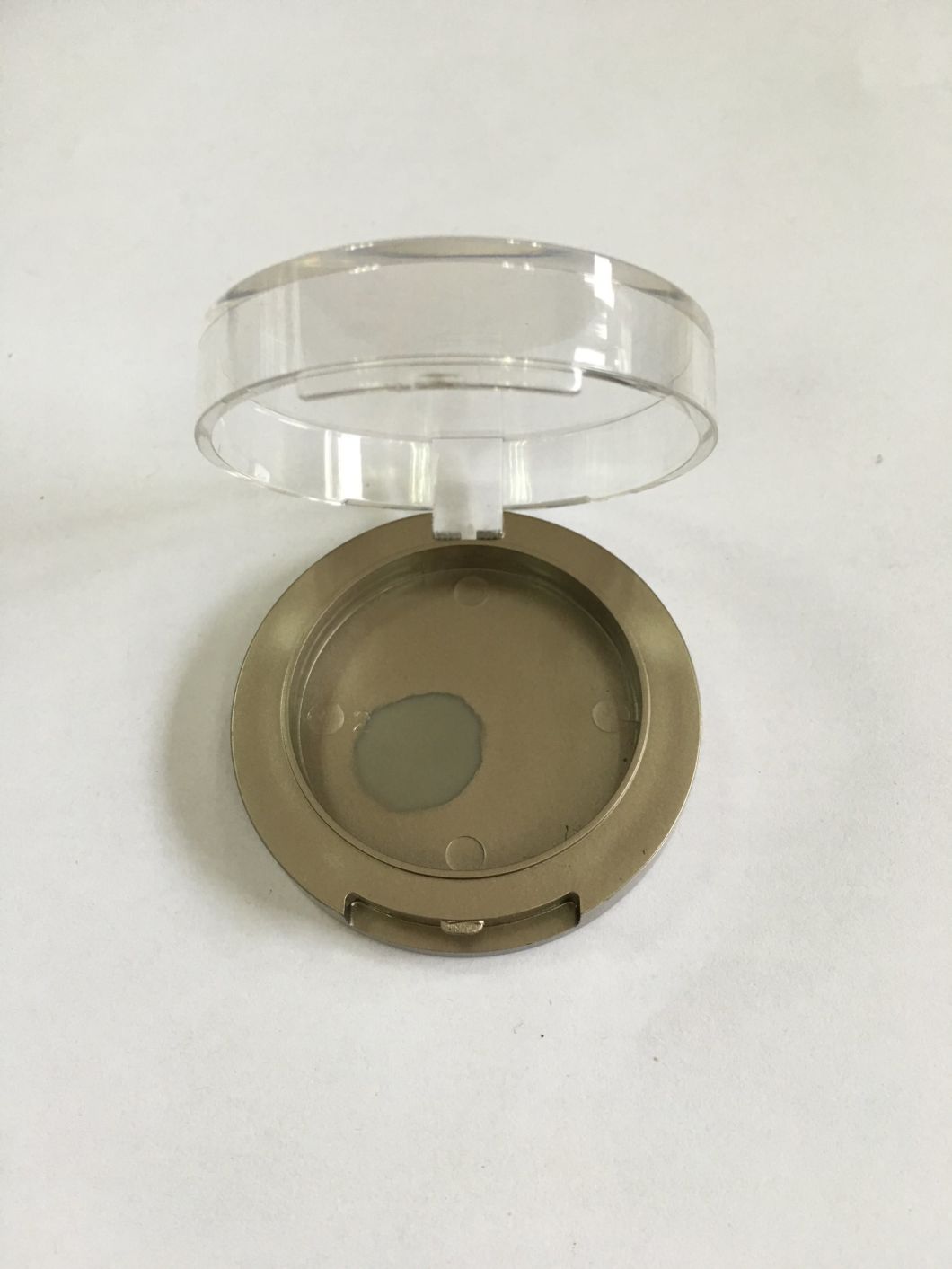 Round Plastic Eyeshadow Compact Case