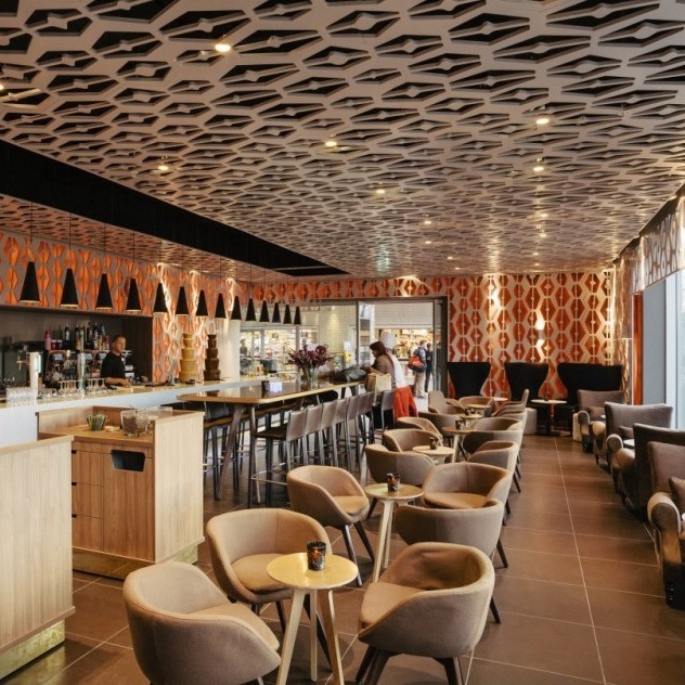 (SD3022) Modern Wooden Hotel Restaurant Lounge Bar Furniture Set