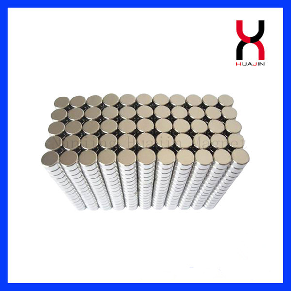 Strong Permanent N35 D25mm*5mm Ni-Cu-Ni Round Shape Magnet