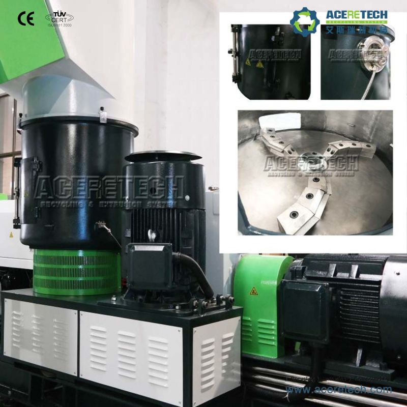 PE PP Film Recycling Machine for Making Recycled Granules Pellets