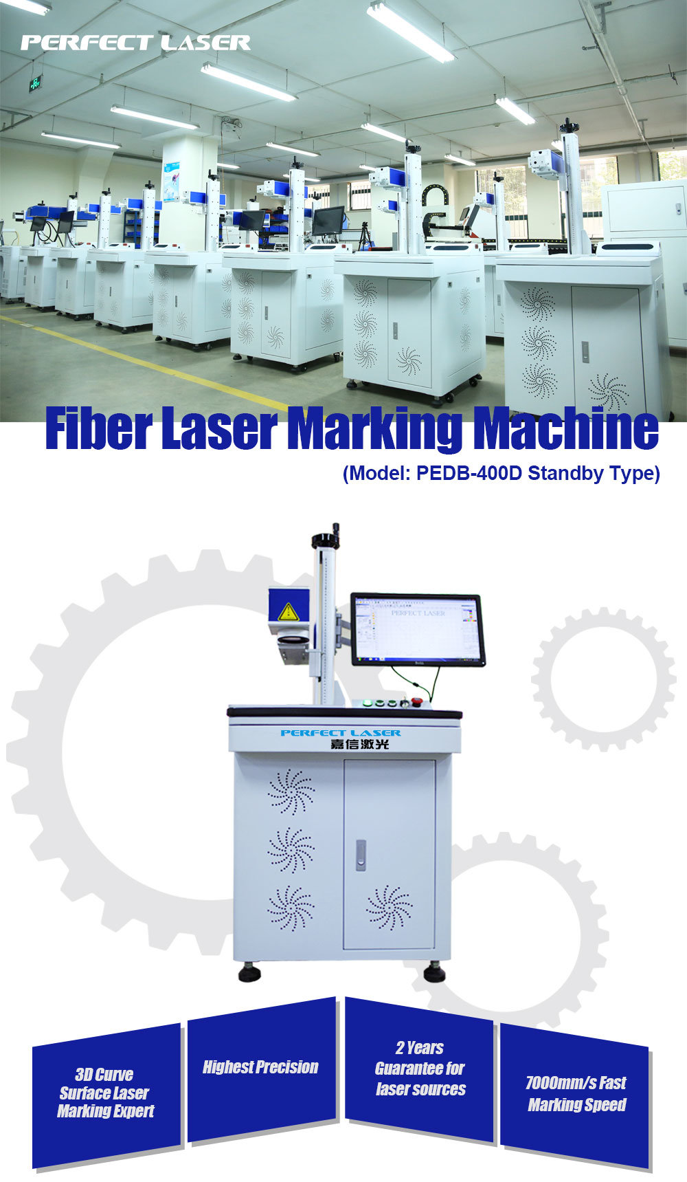 Name Card Fiber Laser Marking System