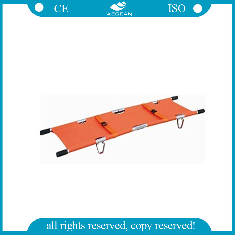 AG-2g2 ISO Ce Approved Hospital Furniture Folding Ambulance Stretcher