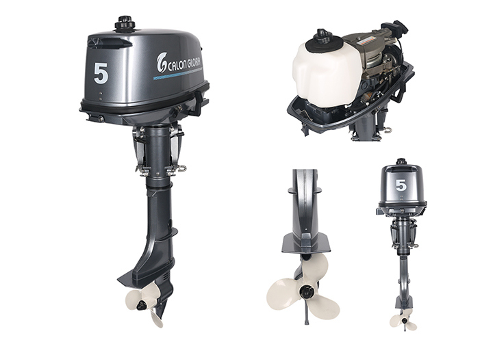 Micro Outboard Motor 2-Stroke 5HP Small Outboard Boats for Sale