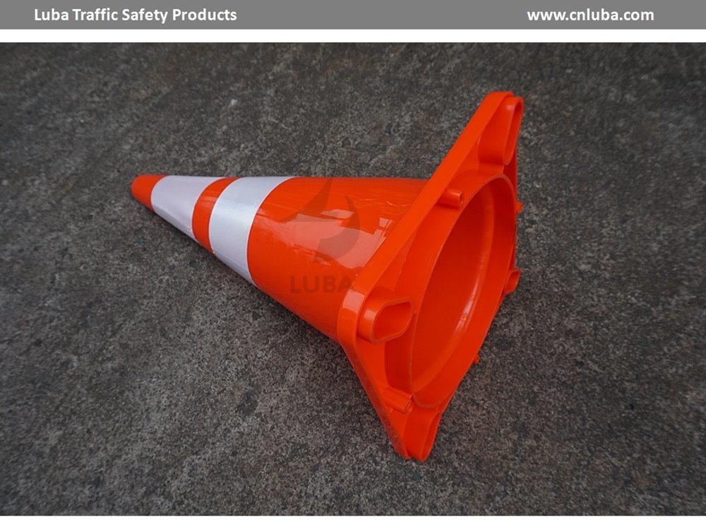 Reflective Tape PVC Road Safety Cone Traffic Cones