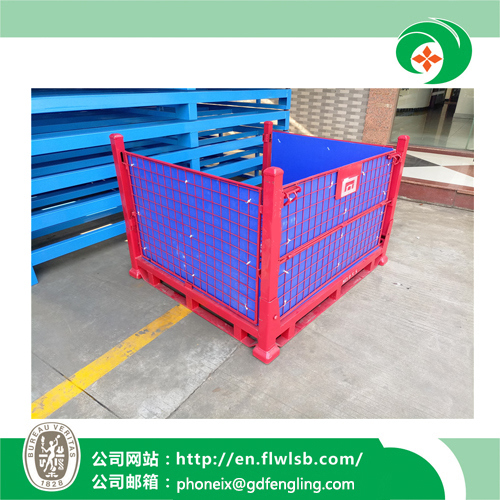 Customized Steel Wire Mesh Container for Warehouse Storage