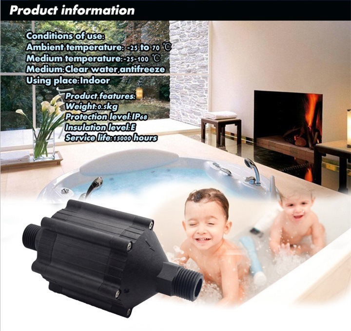 12V/24V Mini DC Solar Water Heater Booster Pump