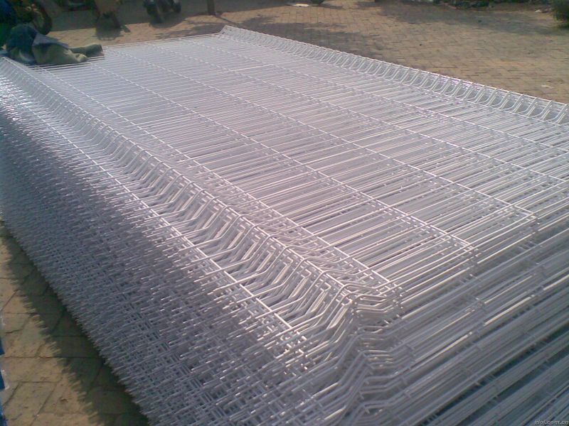 Boundary Wall 3D Folded PVC Coated Welded Wire Mesh Fence