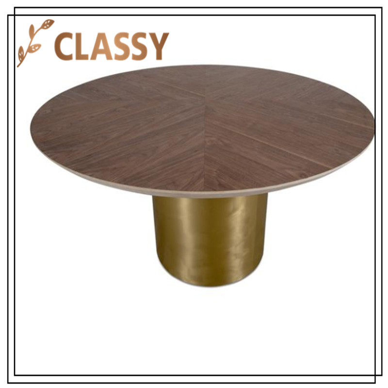 Retro Design Wooden Top Dining Table for Restaurant and Hotel