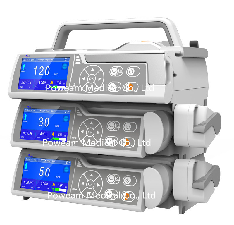 ISO, Ce, FDA Approval Touch Screen Infusion Pump (CI-3000)