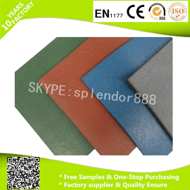 High Quality Outdoor Playground Cheap Rubber Tiles Flooring for Wholesales