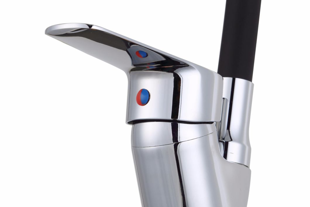 Chromed Single Handle Zinc Alloy Basin Faucet 3010y