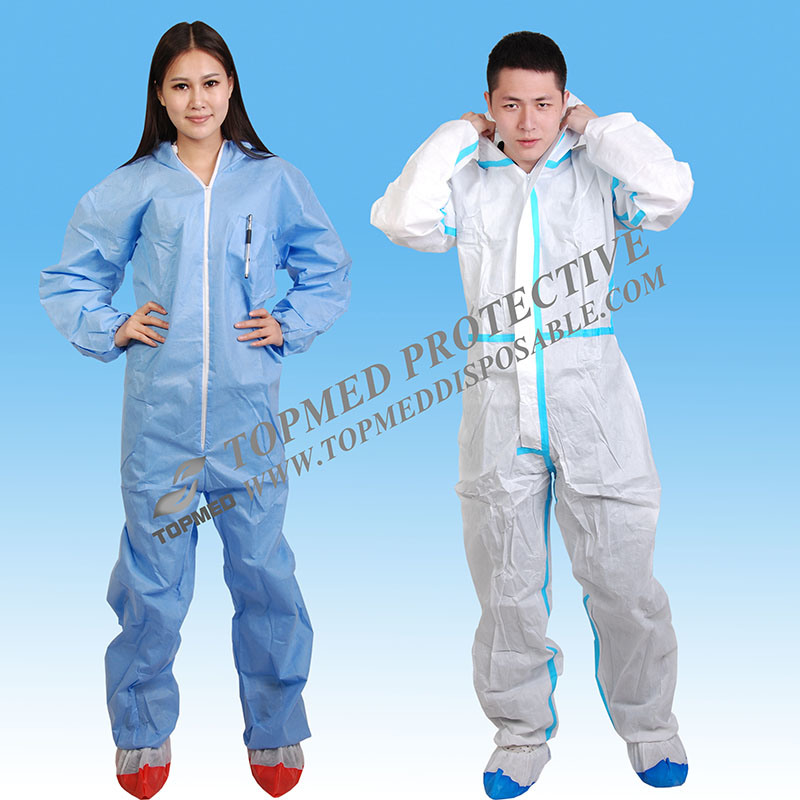 Nonwoven Disposable Antistatic Coverall, Antistatic Garment Suits