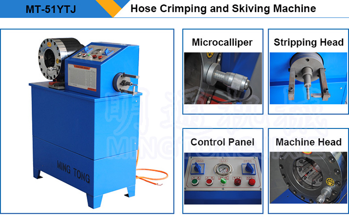 Multipurpose Hydraulic Crimping and Peeling Machine